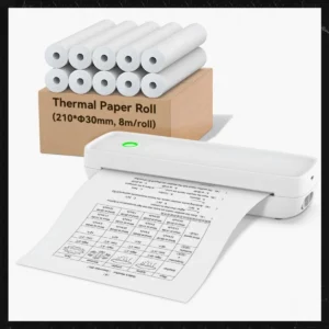 A4 Thermal Paper Thermal Printing Paper 210*30mm for A4 Wireless Bluetooth A40/X8 Printer Paper Roll 1