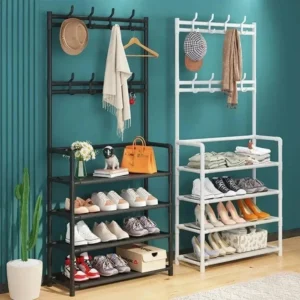 Clothes Hanger Multi-Layer Shoe Rack Doorway 1