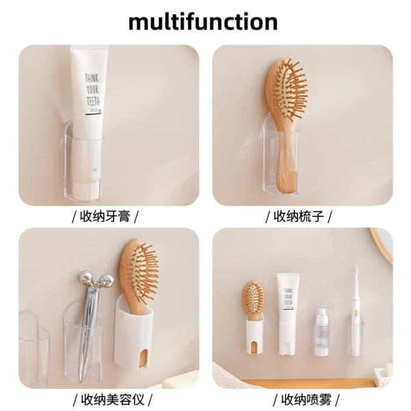 Self Adhesive Electric Toothbrush Holder Wall Mount Tooth Brush Stand 5