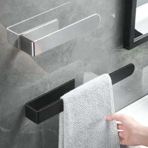 Towel Rack Non-punched Towel Rack Bathroom Rack Self-adhesive Bathroom Kitchen 1