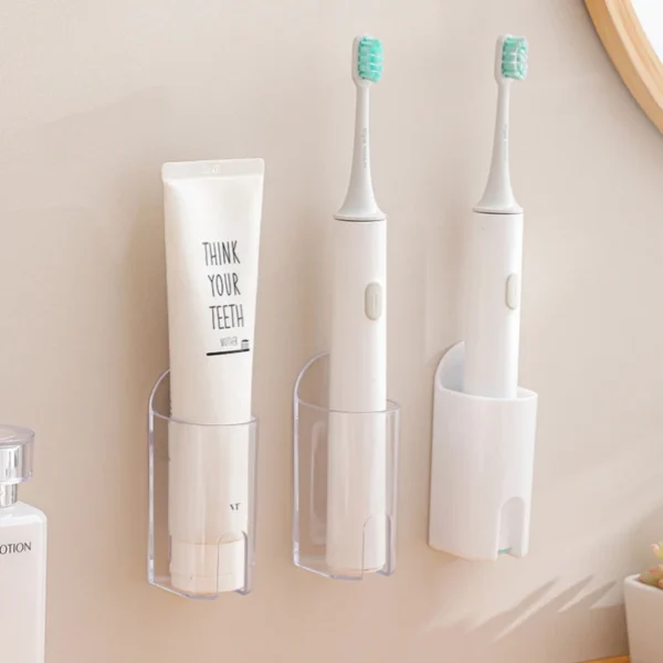 Self Adhesive Electric Toothbrush Holder Wall Mount Tooth Brush Stand 3