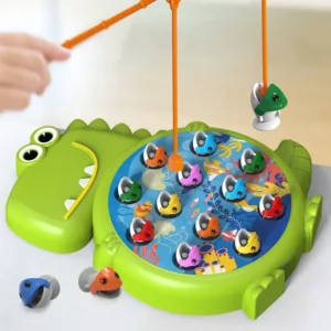 Dinosaur Simple Magnetic Fishing Toys Play Rod Game 1