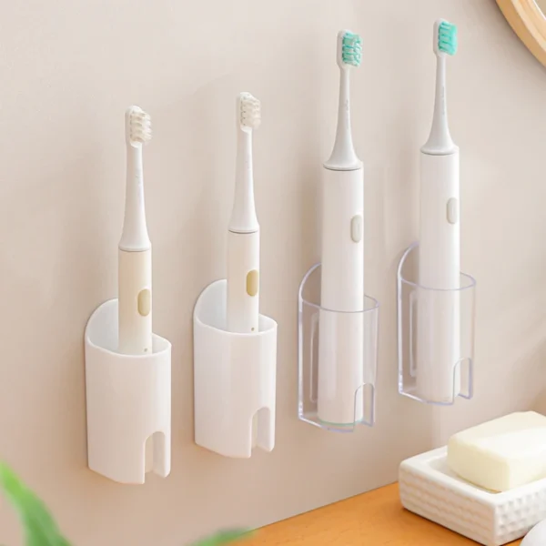 Self Adhesive Electric Toothbrush Holder Wall Mount Tooth Brush Stand 2