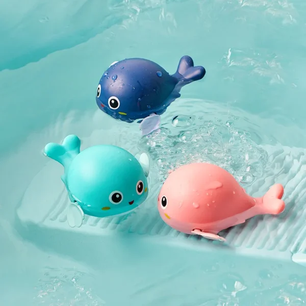 Baby Bath Toys Kids Swimming Clockwork Dolls Play Water Fun Bathing 3