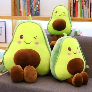 New Cute Avocado Plush Toy Doll Children's Sleeping Pillow Large Doll Holiday Gift 1