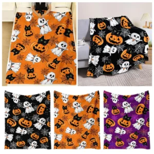 Halloween Blanket Cute Pumpkin Blanket Halloween Blanket 1