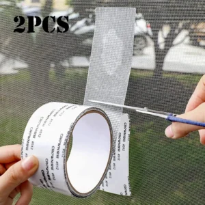 1/2pcs Window Screen Repair Tape Fiberglass Screen Patch Repair Kit Screen Tape Mesh Repair Screen Door Repair Kit 1